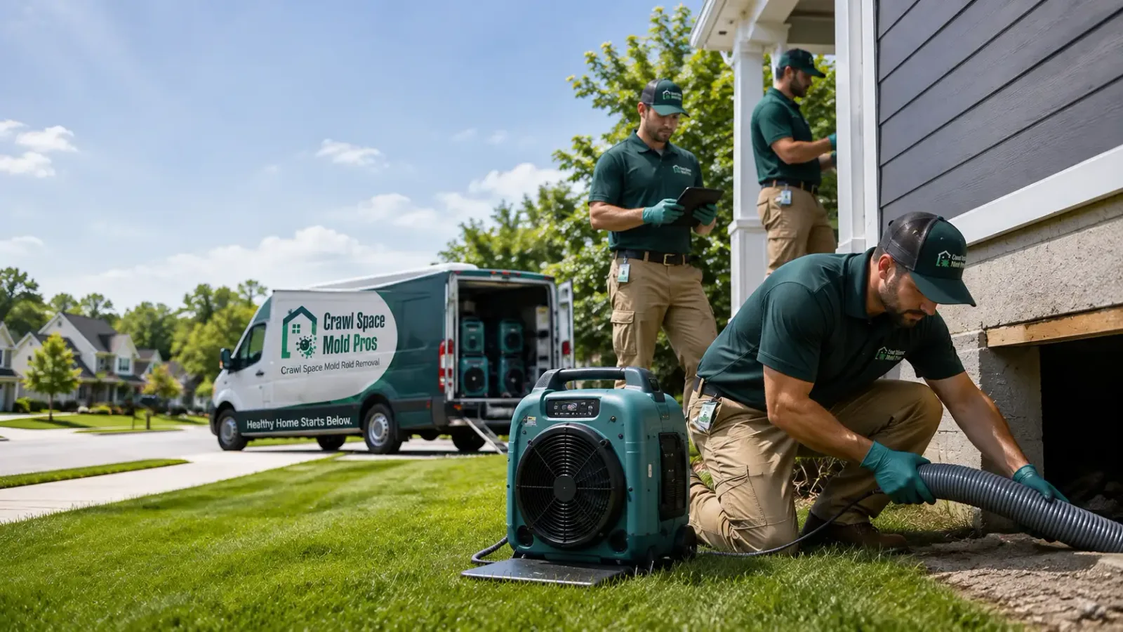 Crawl Space Mold Removal in Prescott, AR